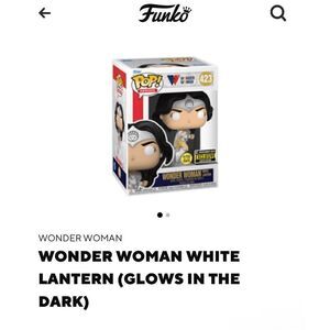 WONDER WOMAN WHITE LANTERN (GLOWS IN THE DARK)